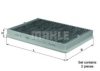 MAHLE ORIGINAL LAK 73/S Filter, interior air